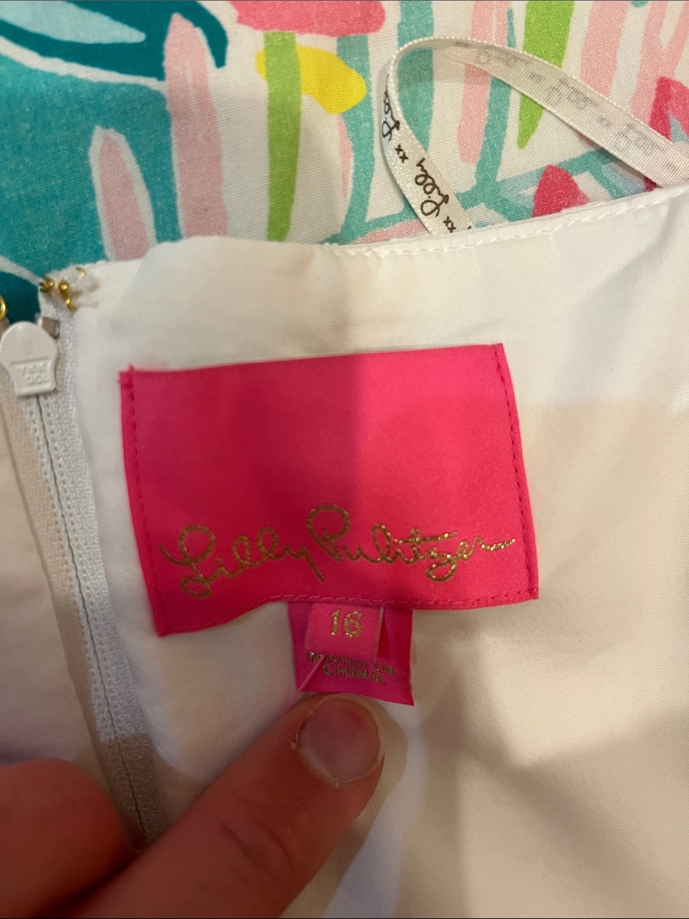 Lilly Pulitzer White Strapless Eyelet Sundress with Waist Lace - Picture 2 of 7